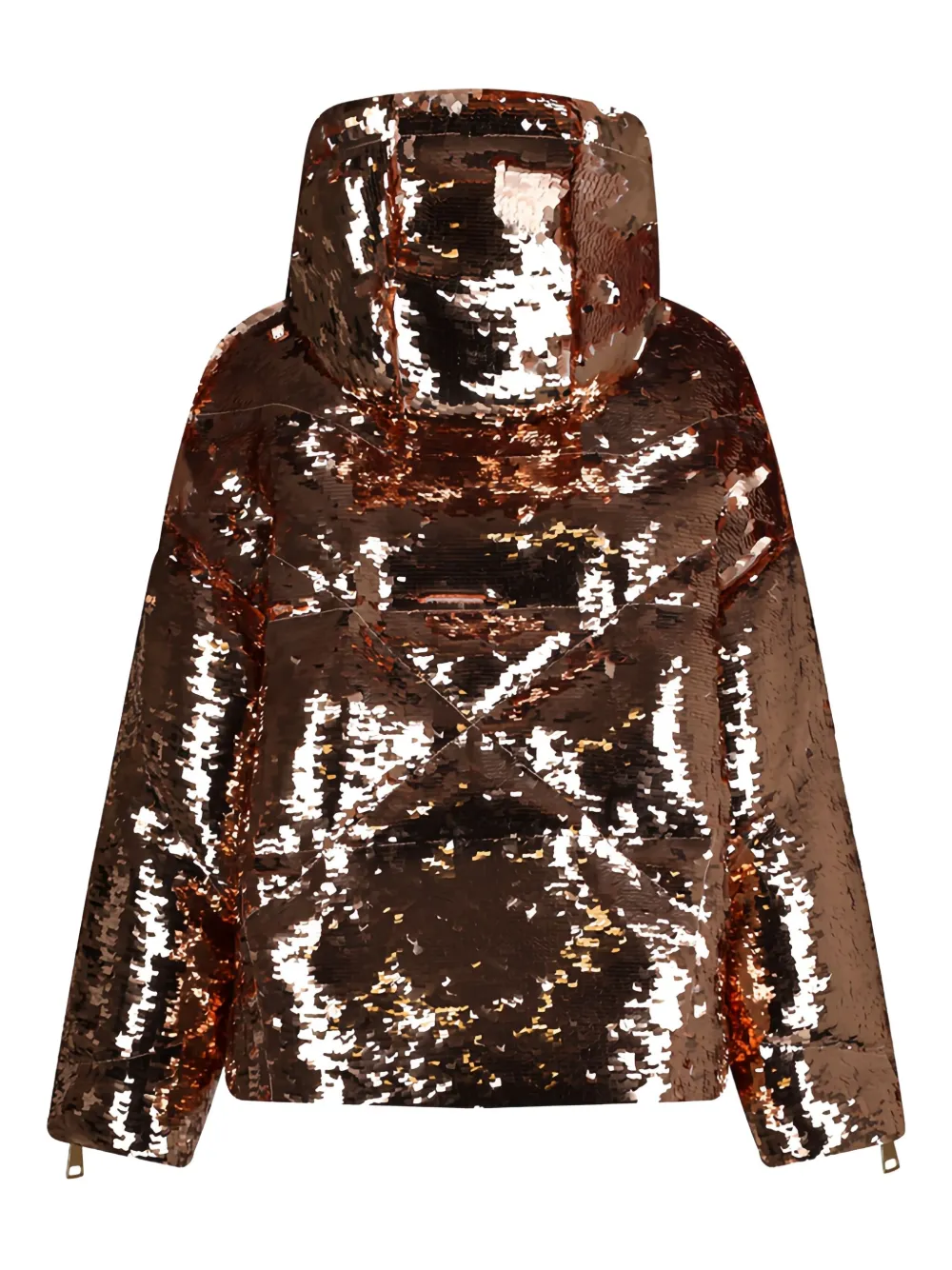 Khrisjoy sequin-embellished hooded jacket Bruin