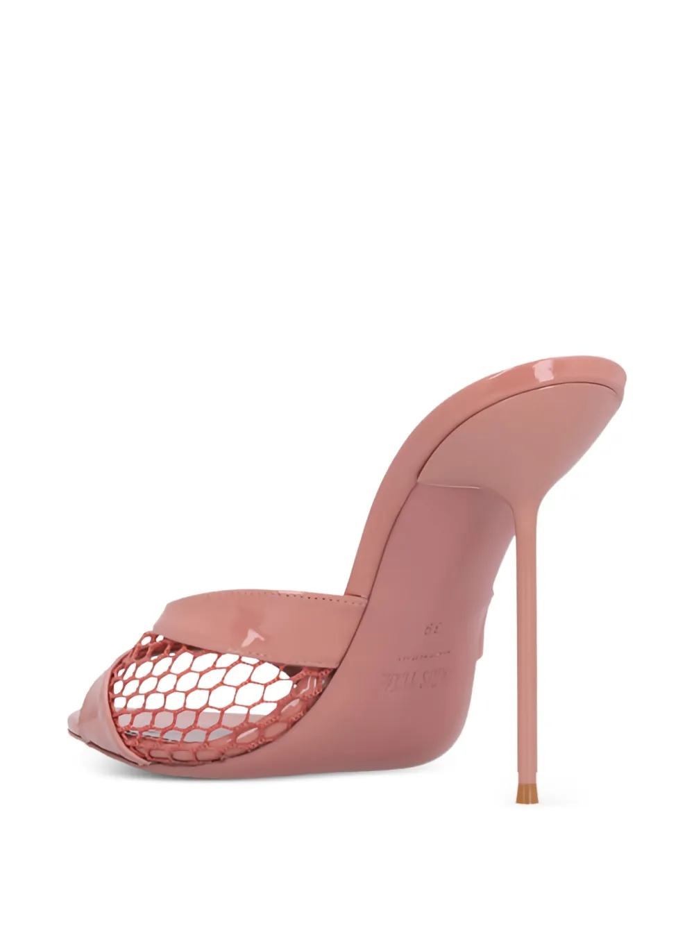 Paris Texas 105mm Lidia patent-leather mules Pink