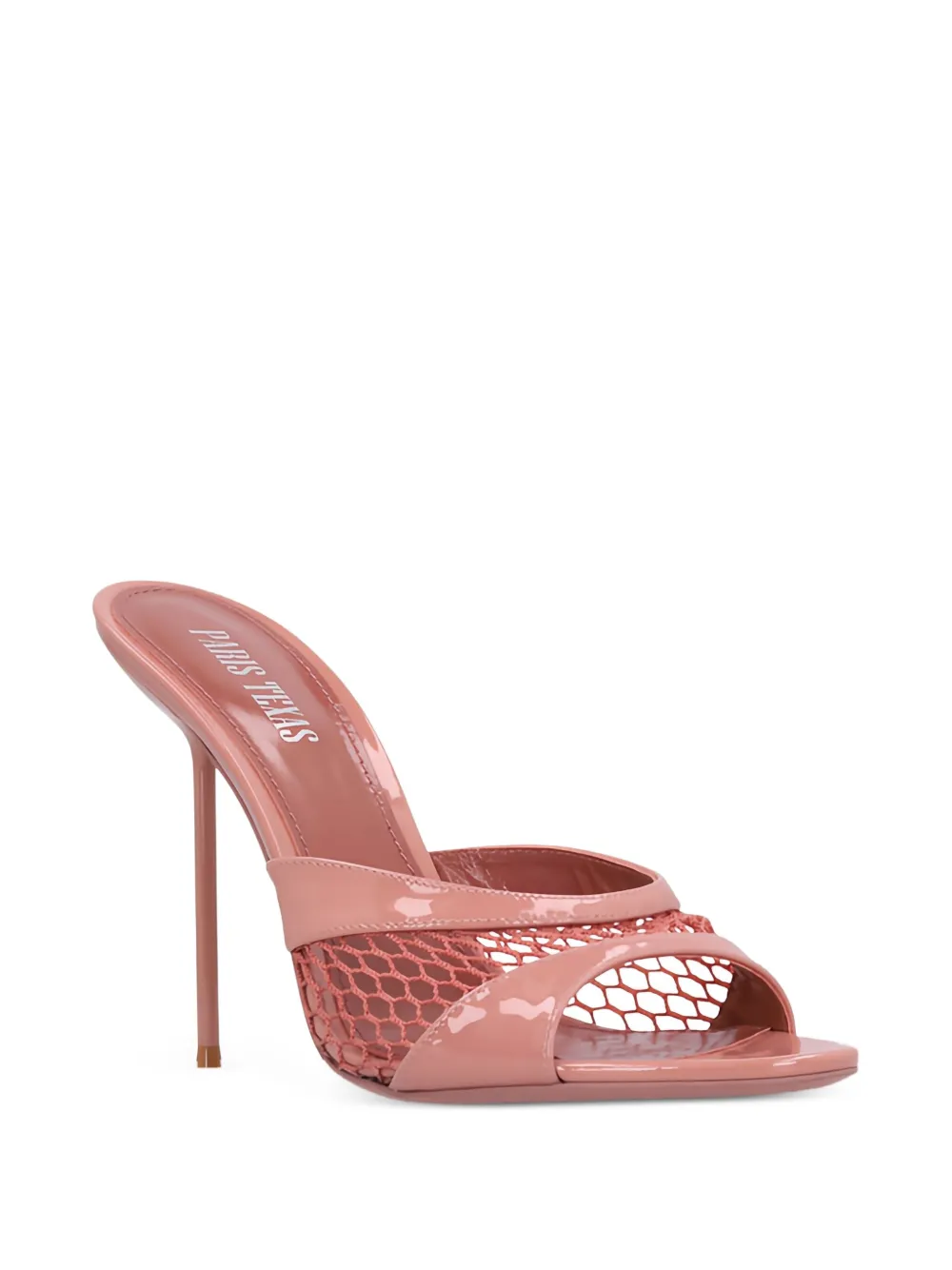 Paris Texas 105mm Lidia patent-leather mules Pink