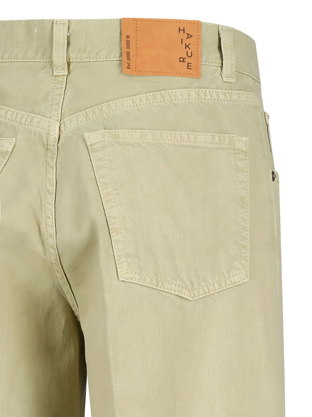 Haikure Cargo twill jeans Groen