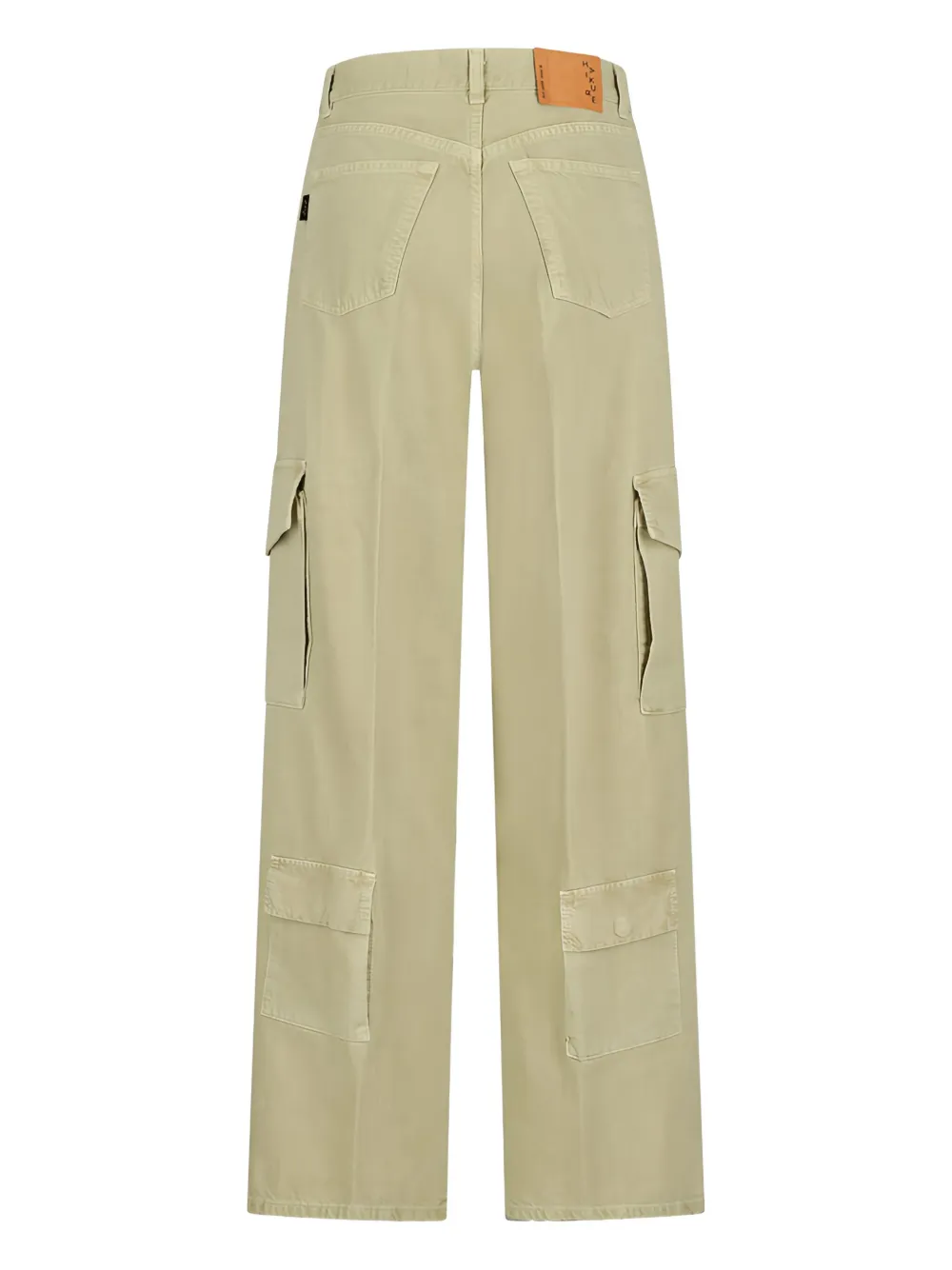 Haikure Cargo twill jeans - Groen