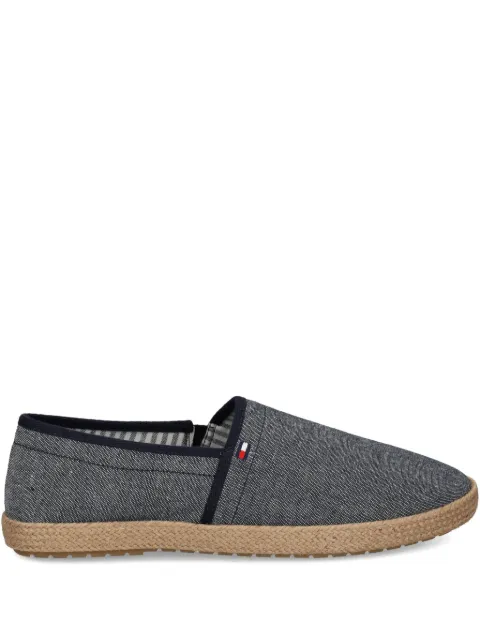 Tommy Hilfiger chambray slip-on espadrilles