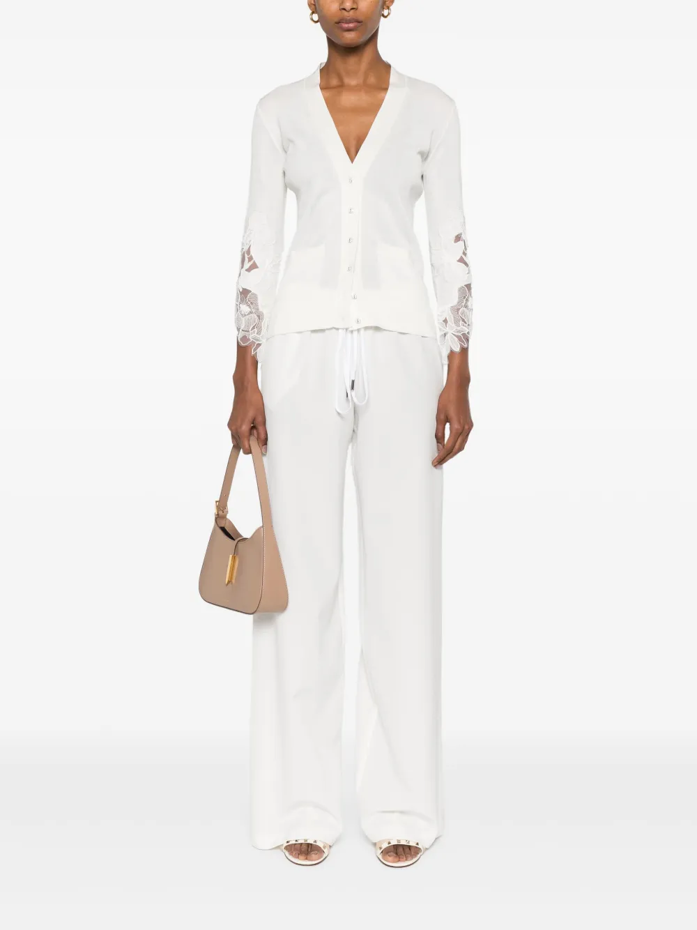 Ermanno Scervino drawstring trousers - Wit