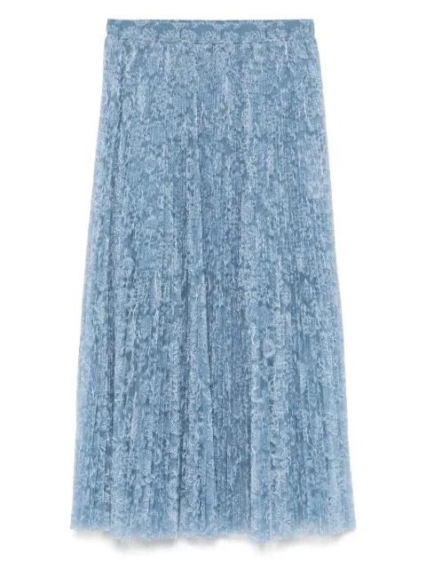 Ermanno Scervino floral-embroidered midi skirt