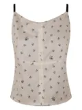 IBRIGU floral-print top - Neutrals