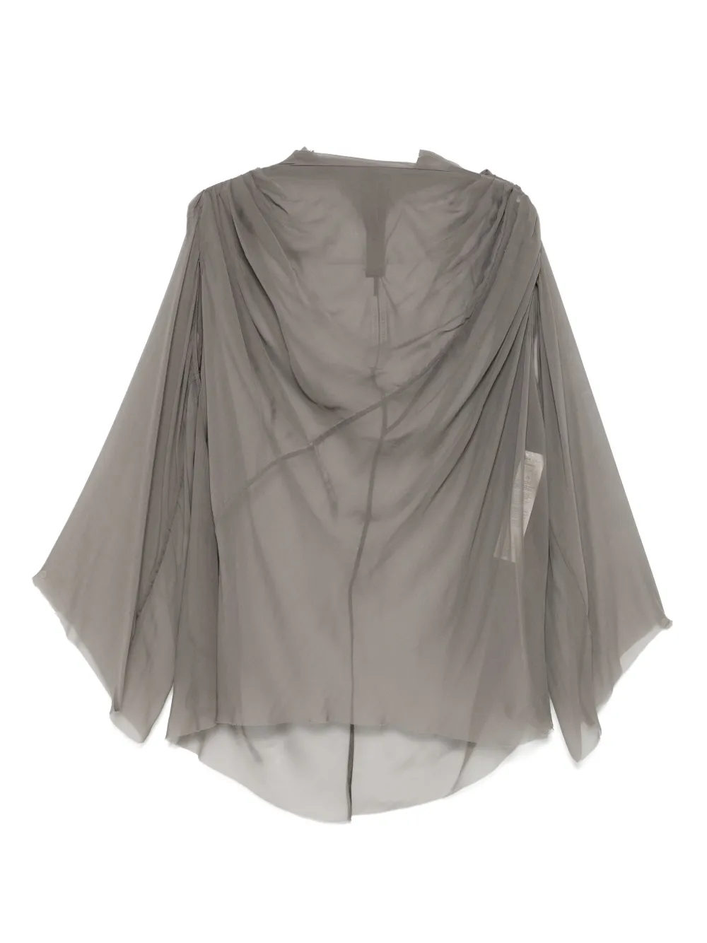 Rick Owens シルクブラウス - グレー Rick Owens シルクブラウス - グレー