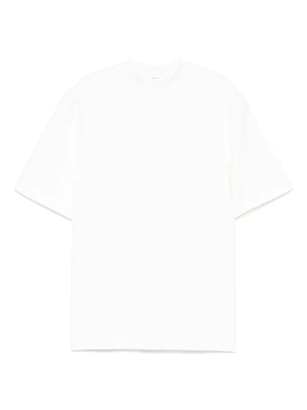 WARDROBE.NYC Short Sleeve T-shirt Dress in White