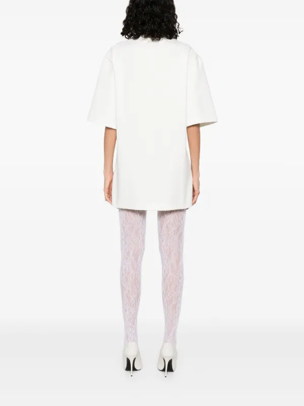 wardrobe nyc shirt dress WARDROBE.NYC Drill Mini Shirt Dress
