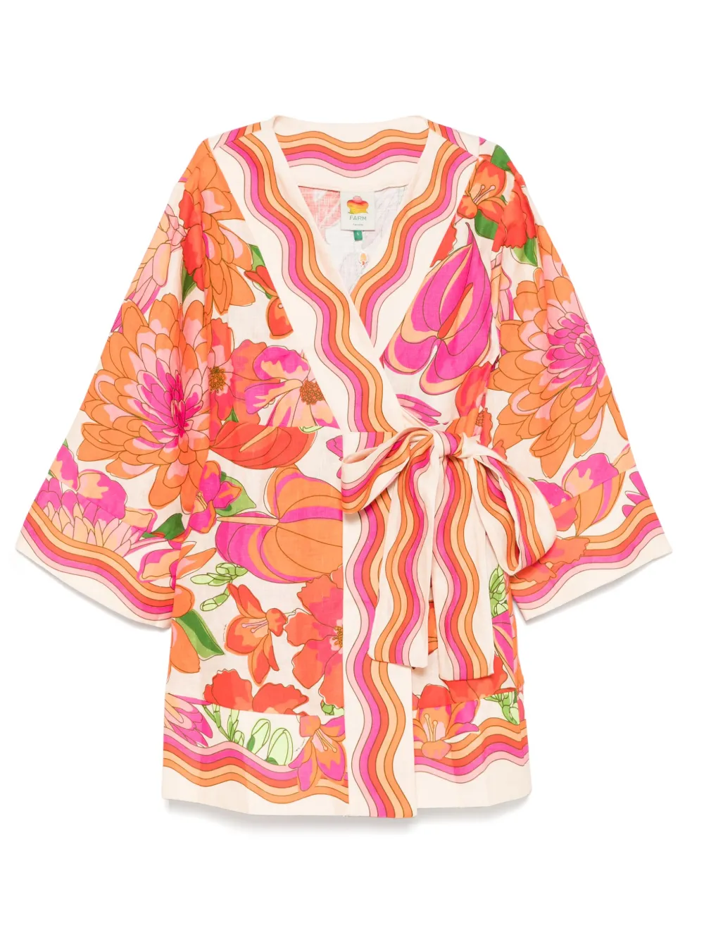 Farm Rio Linen Mini Dress