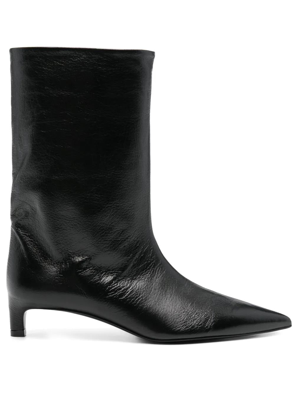 Jil Sander 40mm leather boots Black