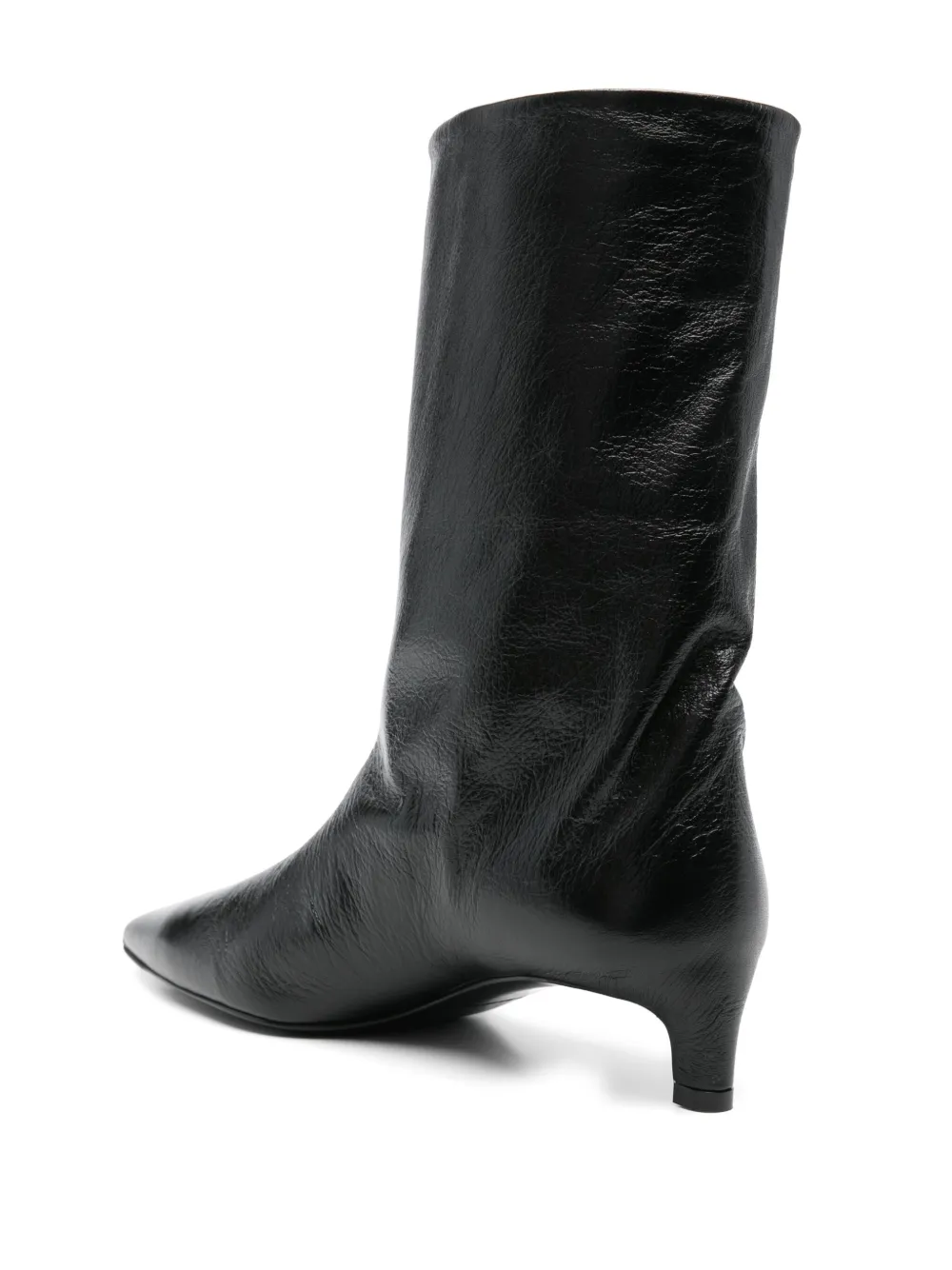 Jil Sander 40mm leather boots Black