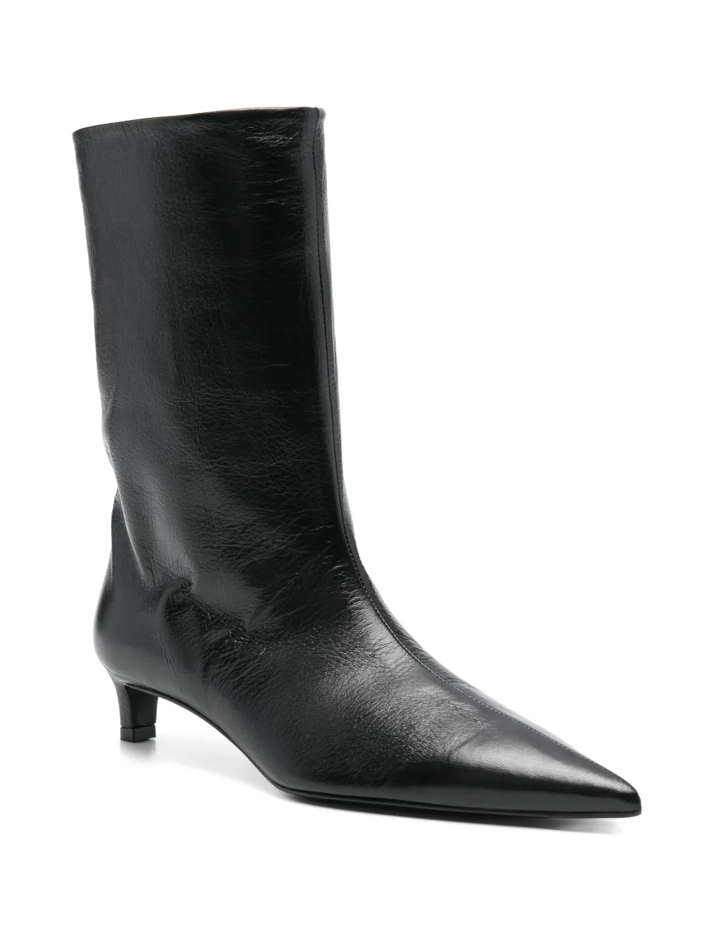 Jil Sander 40mm leather boots Black