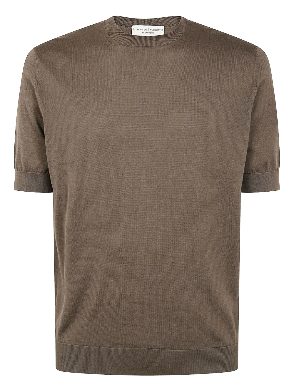 Filippo De Laurentiis Gebreid T-shirt Bruin