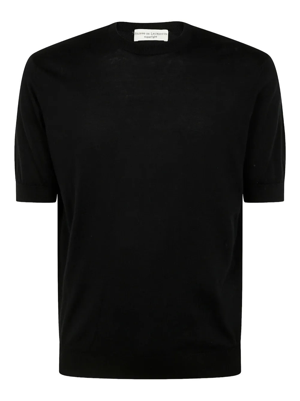 Filippo De Laurentiis Gebreid T-shirt Zwart