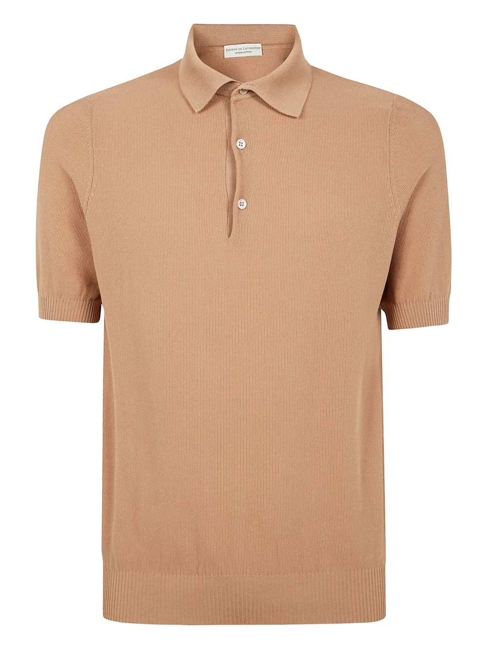 knitted polo shirt
