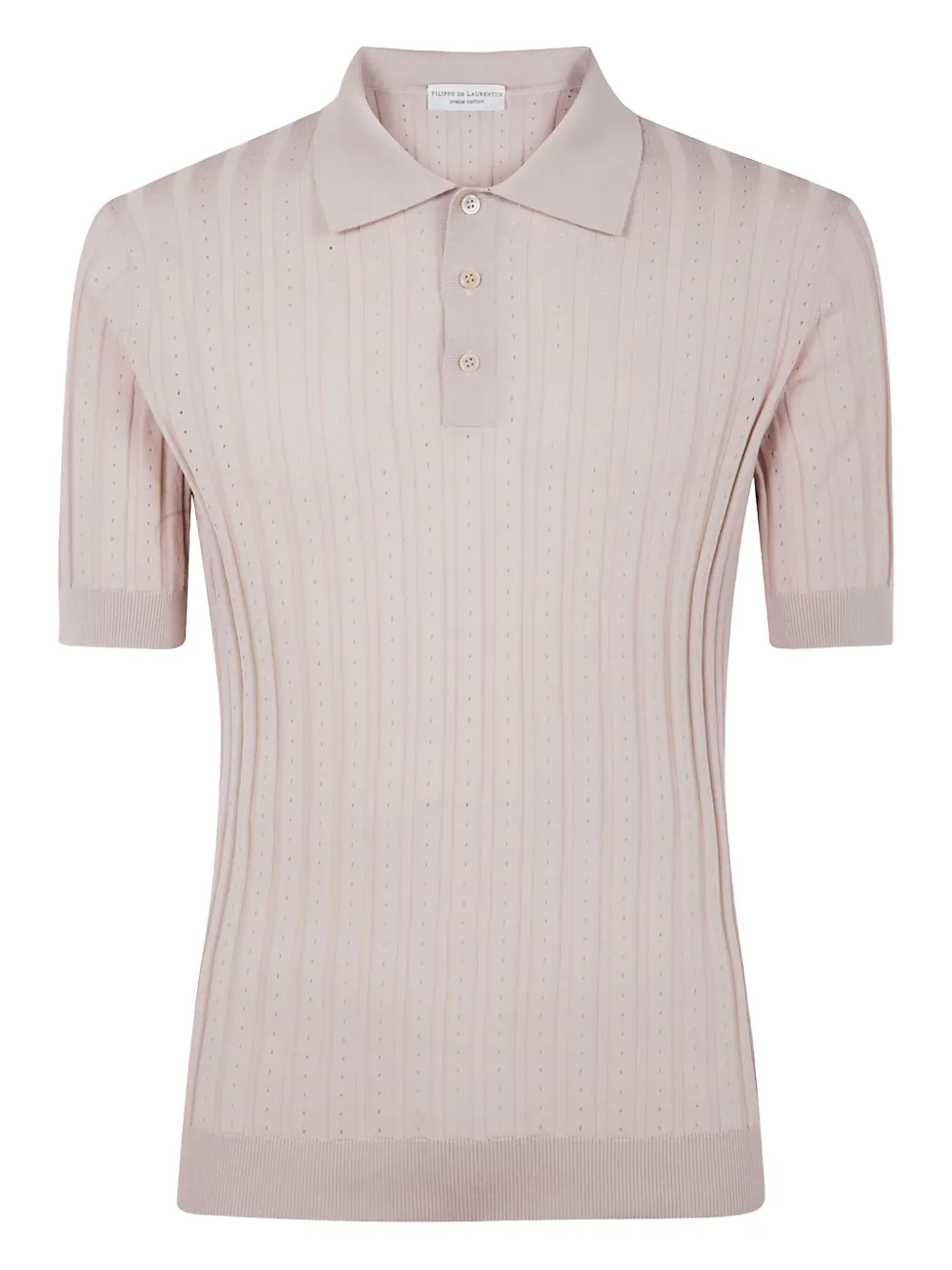 knitted polo shirt
