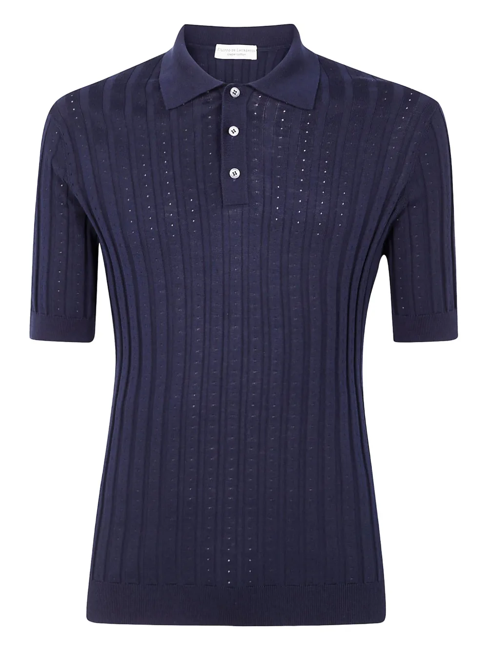knitted polo shirt
