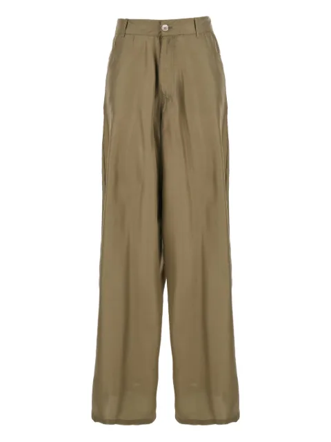Jucca pantalones de seda