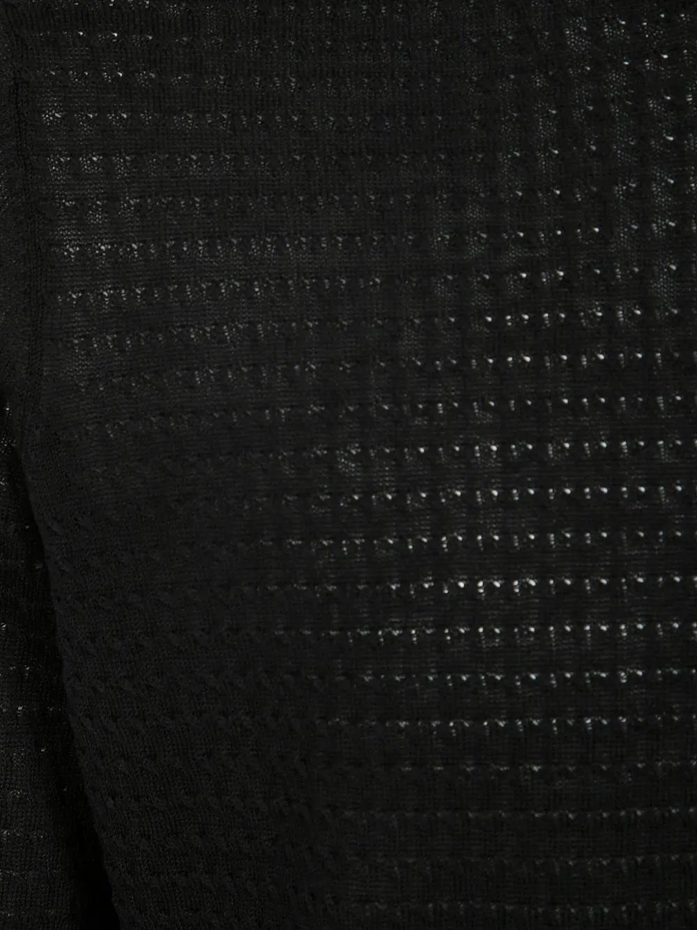 Filippo De Laurentiis Gebreid poloshirt Zwart
