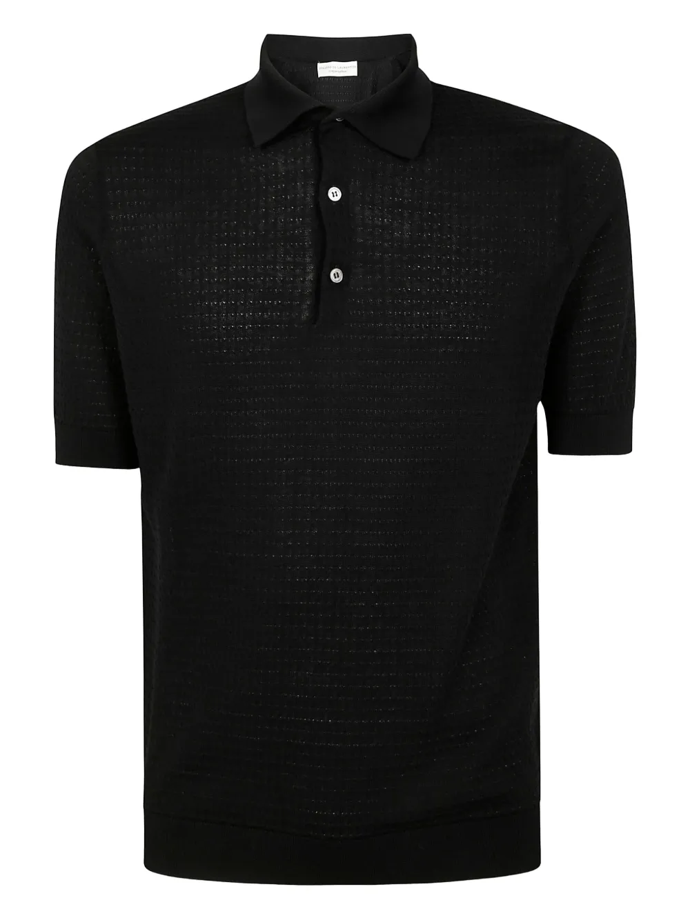 knitted polo shirt