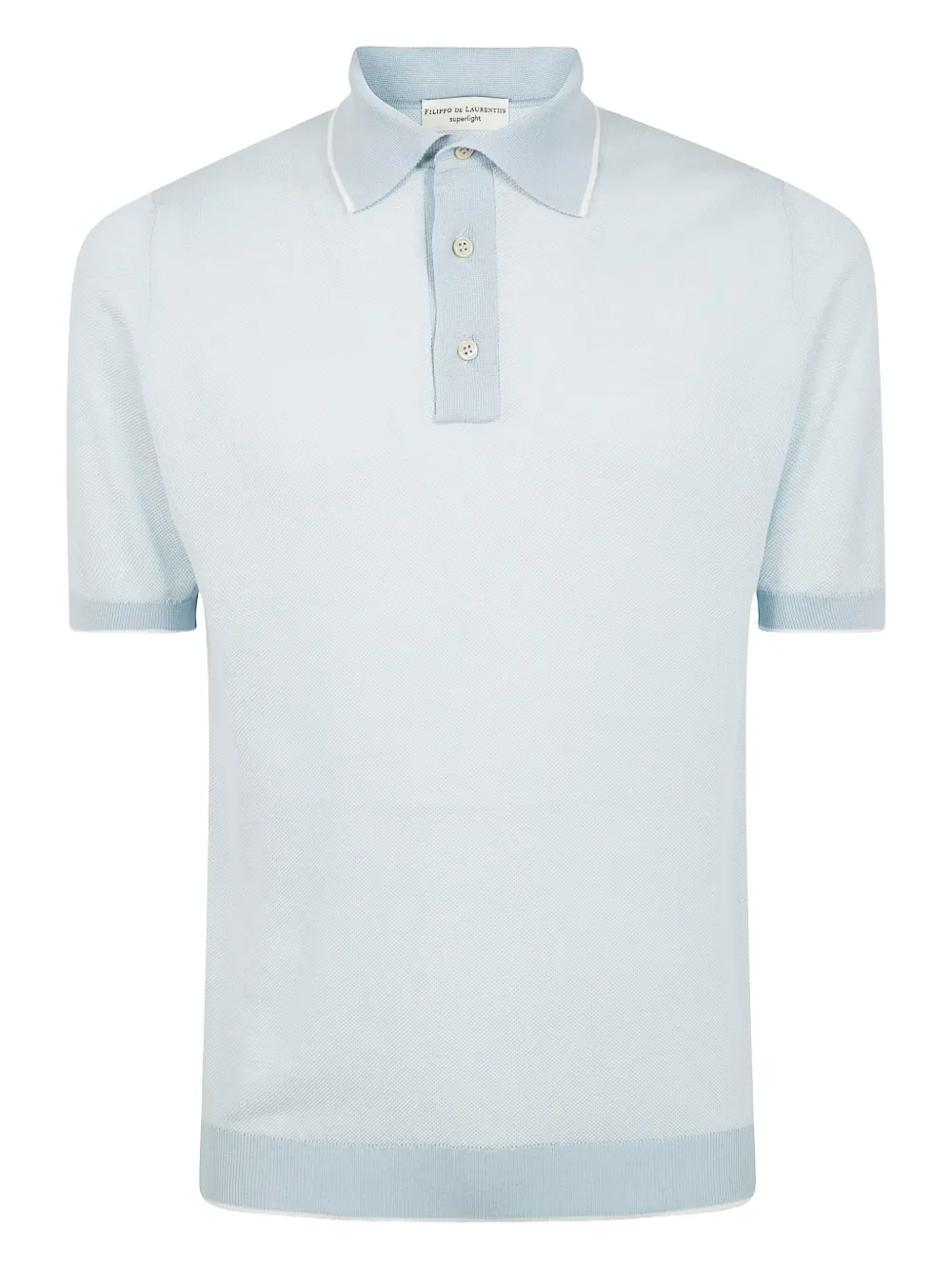 knitted polo shirt