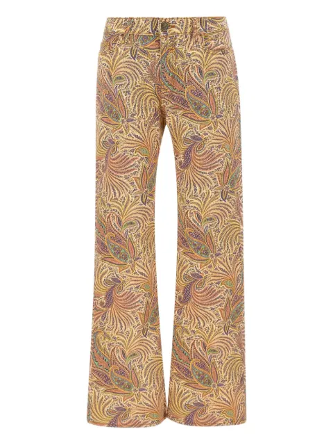 ETRO paisley-print trousers