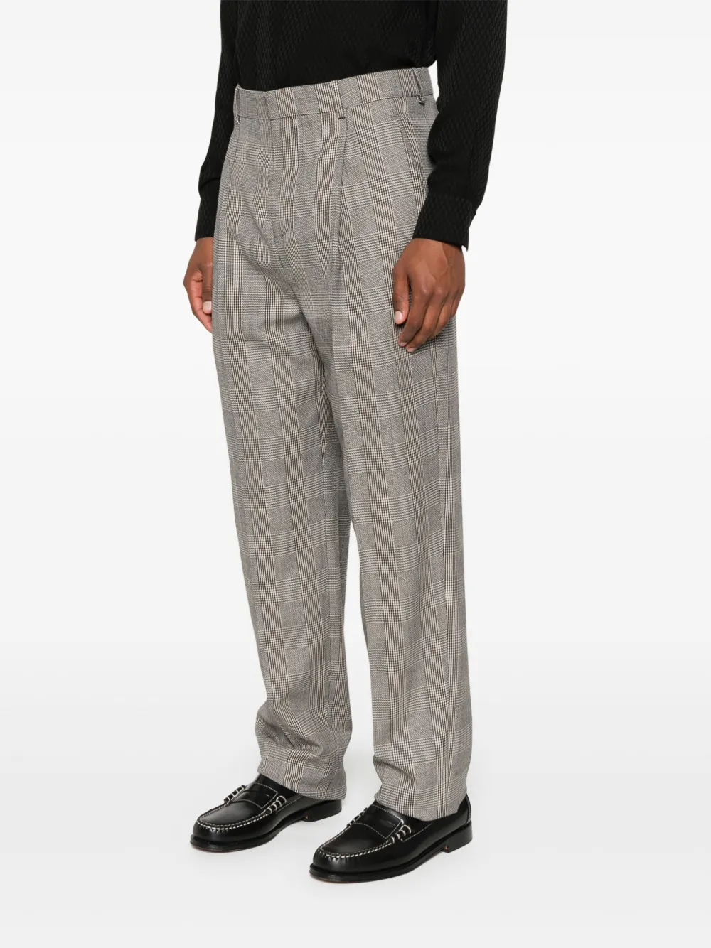 Saint Laurent Geruite broek Bruin