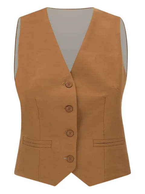 kaos chaleco con cuello en V