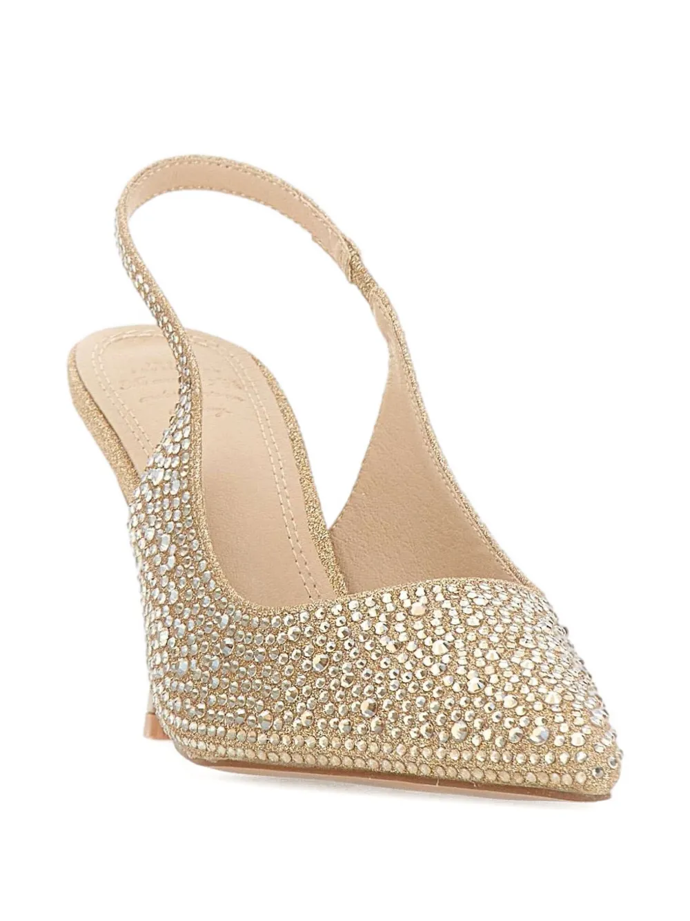 TWENTY FOURHAITCH 90mm Eindhoven pumps Gold