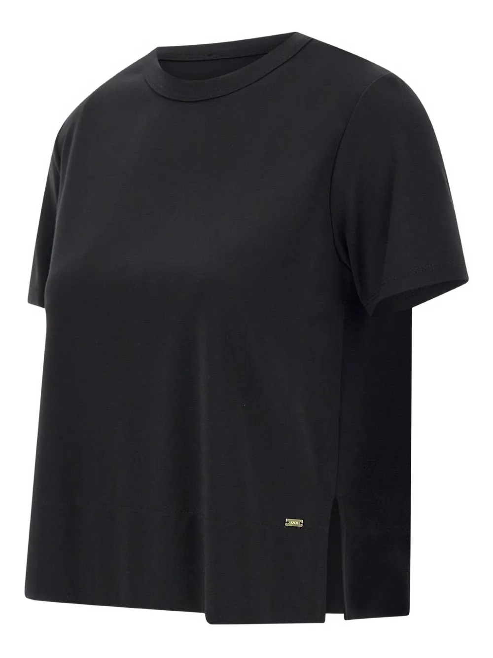 kaos T-shirt met ronde hals Zwart