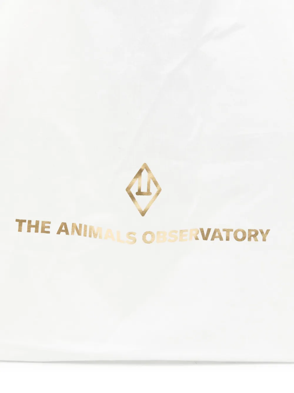 The Animals Observatory Schoudertas met logoprint Wit