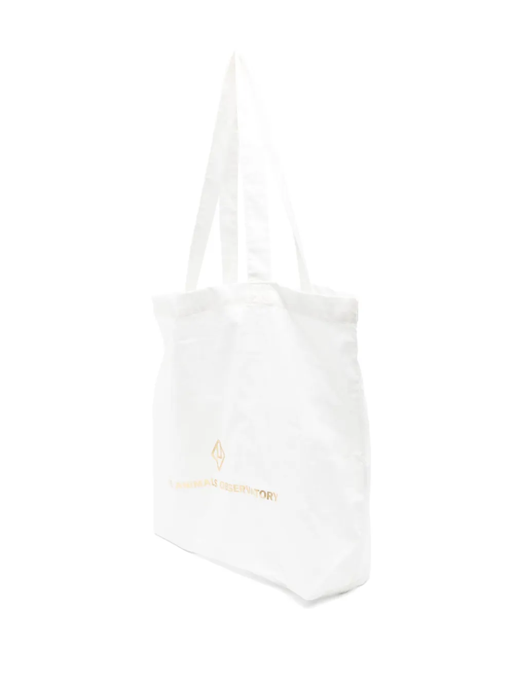The Animals Observatory logo-print shoulder bag - Wit