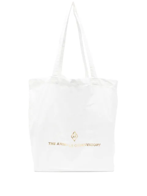 The Animals Observatory logo-print shoulder bag