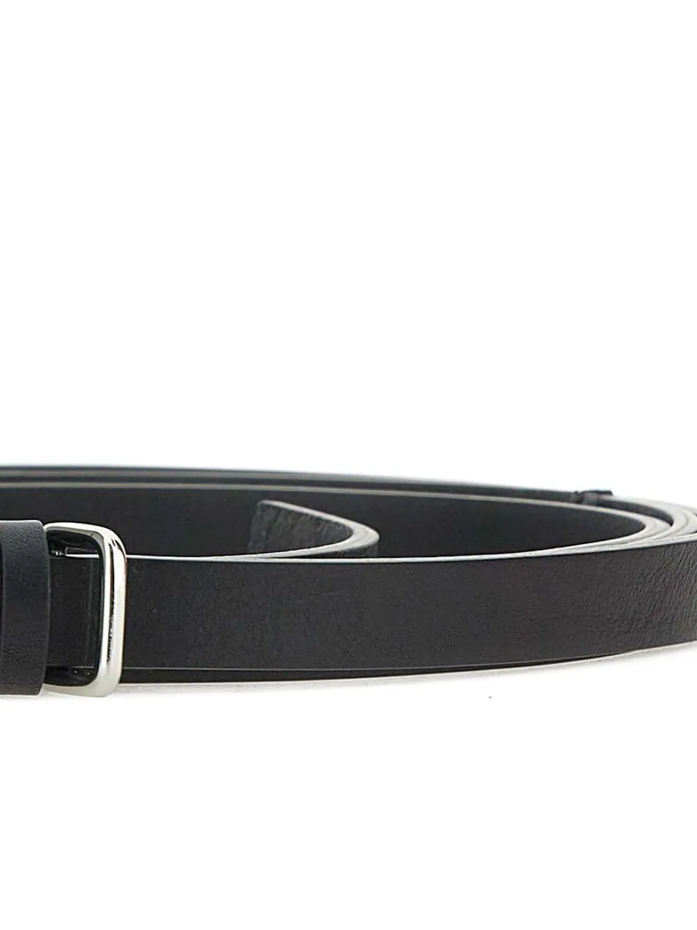 GIANNI CHIARINI Leren riem Zwart