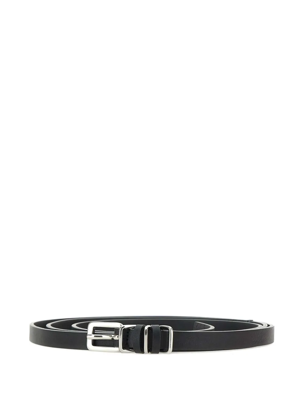 GIANNI CHIARINI Leren riem Zwart