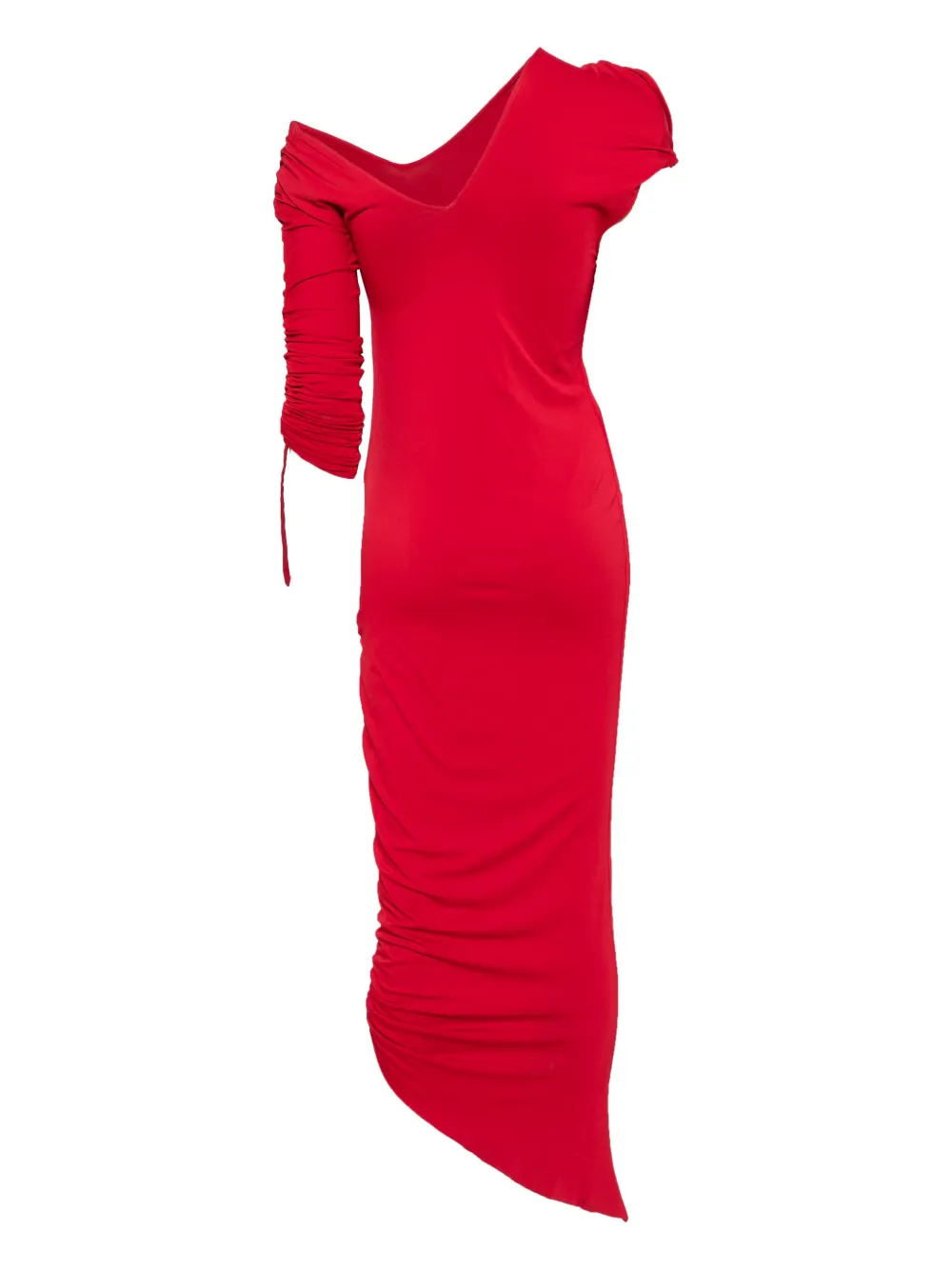 Gianfranco Ferré Pre-Owned 2000s asymmetrische jurk - Rood