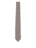 Barba Barba silk tie - Brown