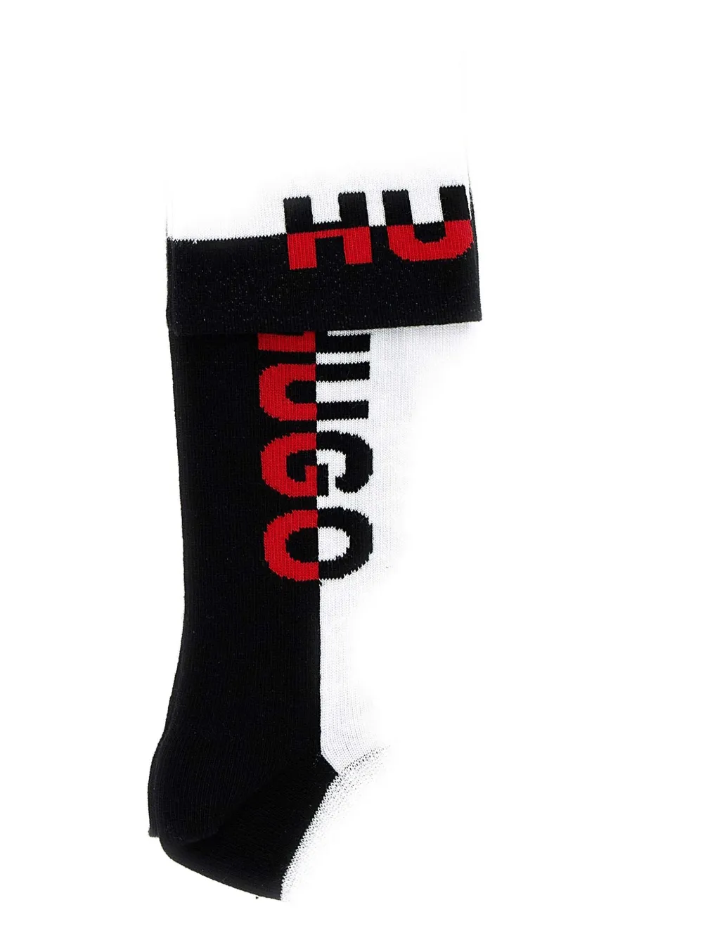 HUGO calcetines con logo en intarsia (set de 2) | negro | Image 1
