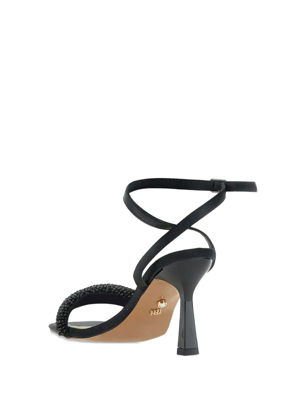 TWENTY FOURHAITCH 90mm Nassau sandals Black