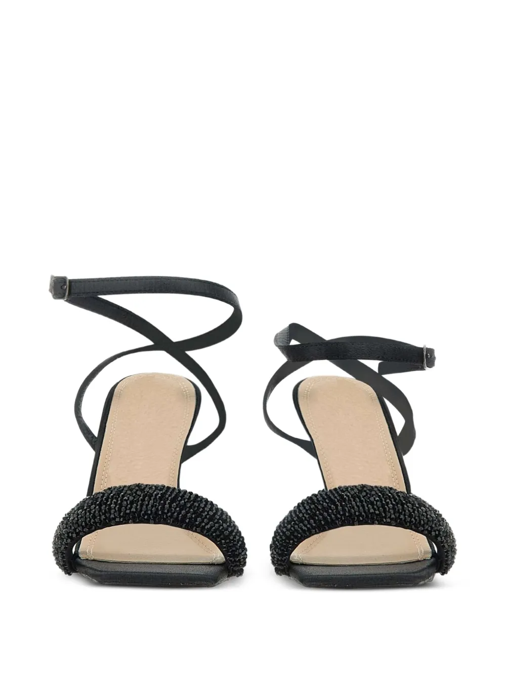 TWENTY FOURHAITCH 90mm Nassau sandals Black