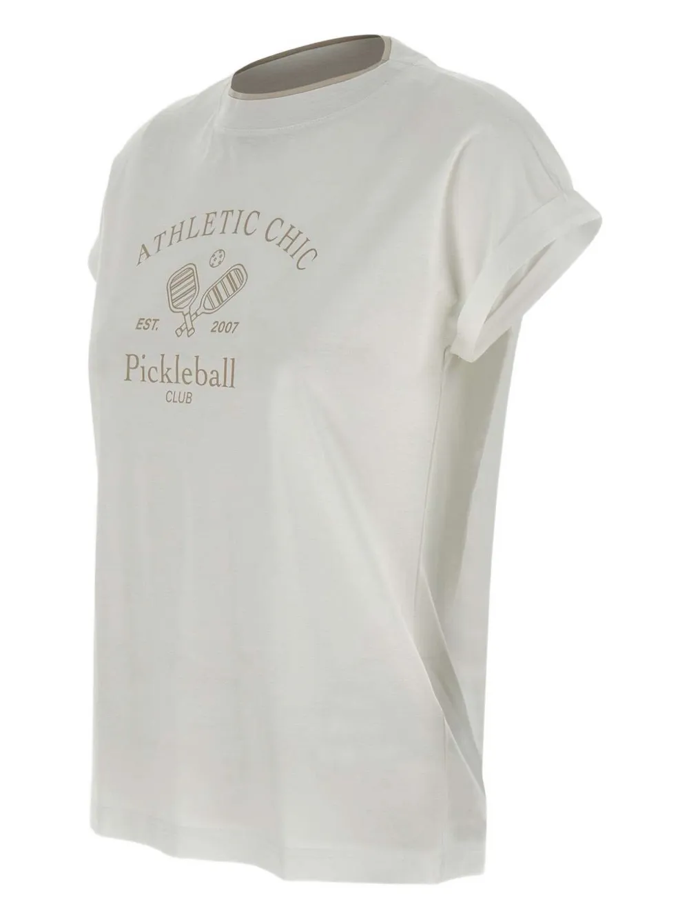 Eleventy Pickleball T-shirt Wit