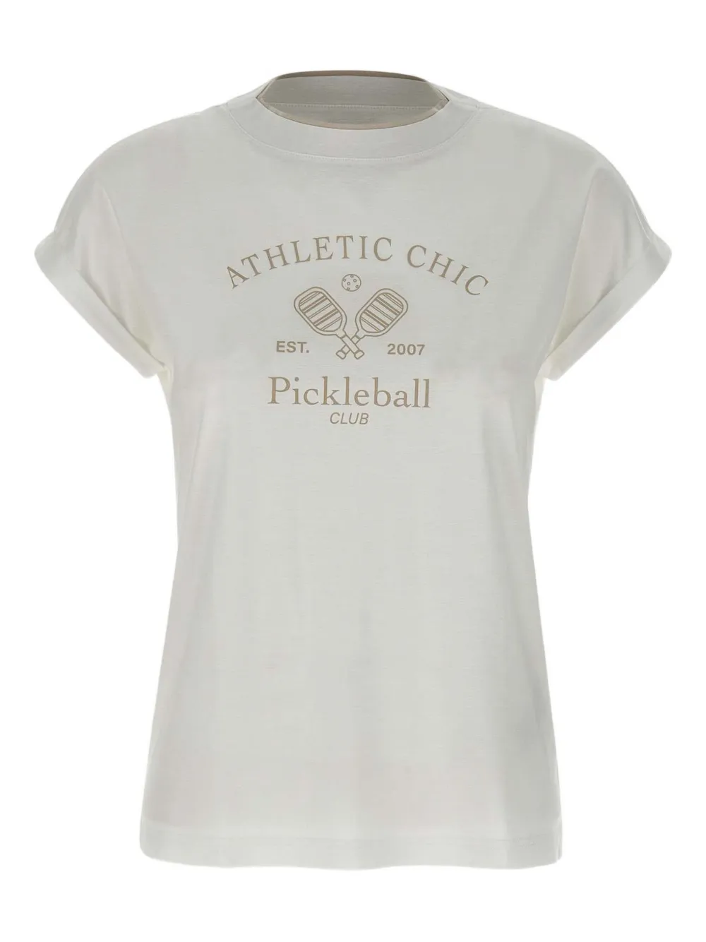 Eleventy Pickleball T-shirt Wit