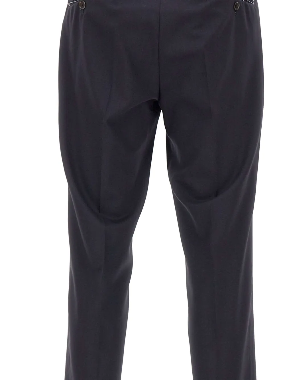 PT Torino Broek van scheerwol Blauw