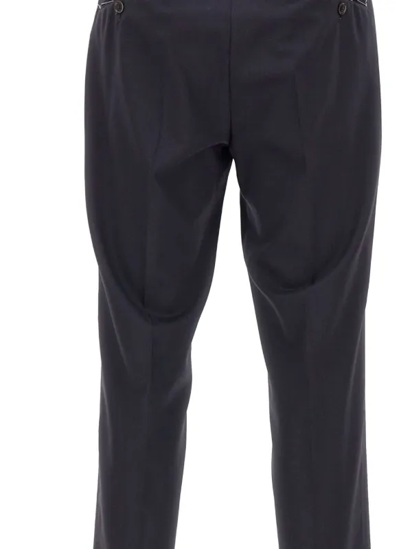 PT Torino バージンウール パンツ | ブルー | FARFETCH JP