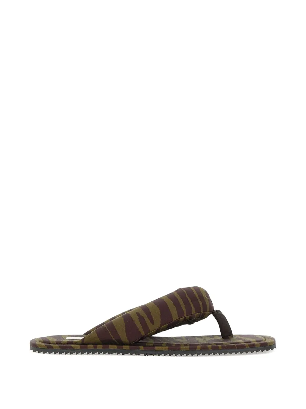 The Attico Indie platte sandalen Groen