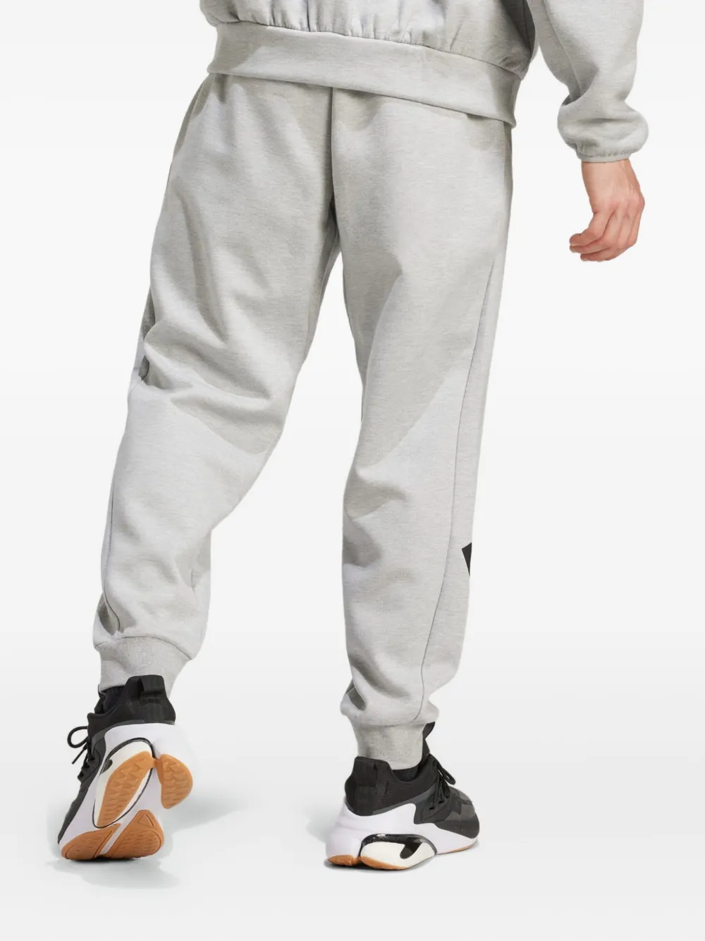 adidas Z.N.E. trainingsbroek met zijstreep en logodetail Grijs