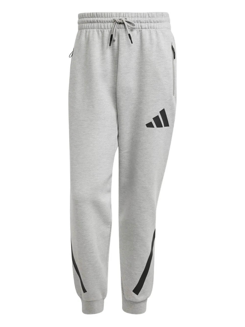 adidas Z.N.E. logo-detail side-stripe track pants - グレー adidas Z.N.E. logo-detail side-stripe track pants - グレー