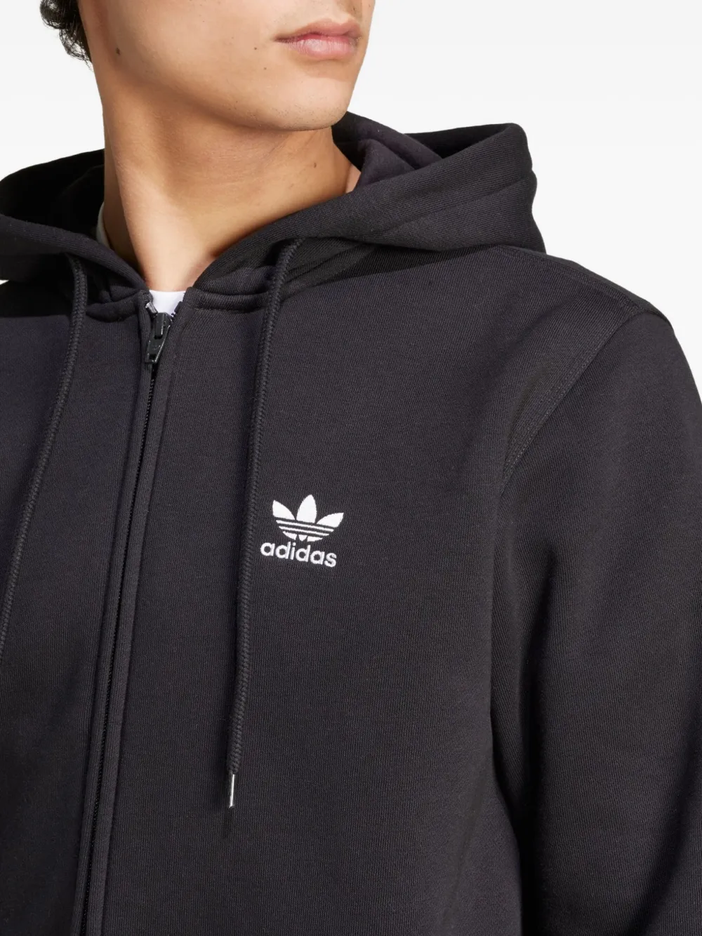 adidas Hoodie met rits Zwart