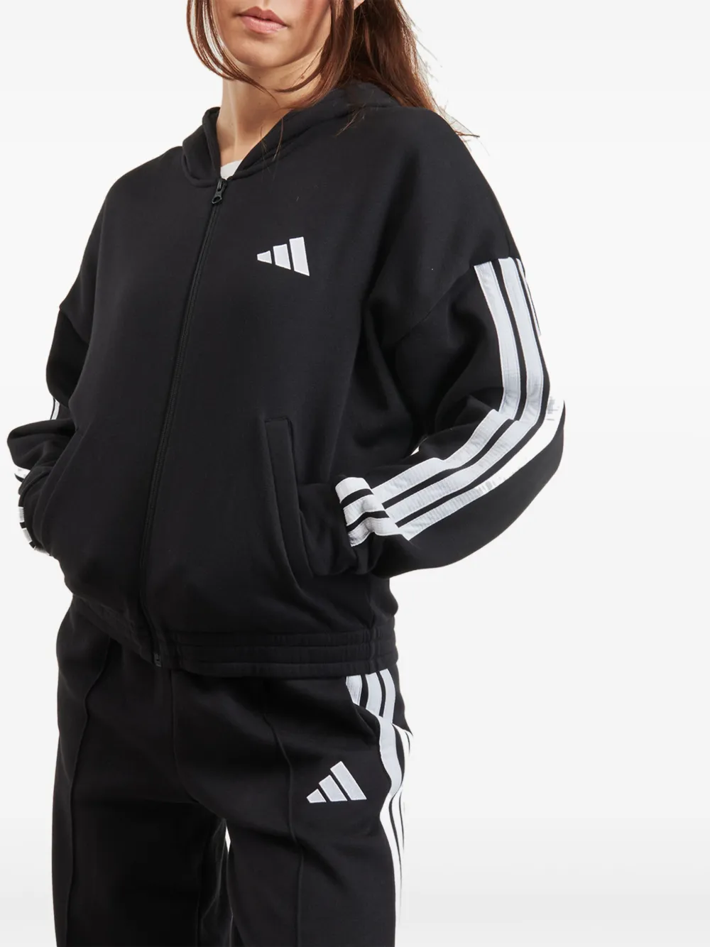 adidas Hoodie met 3 strepen Zwart
