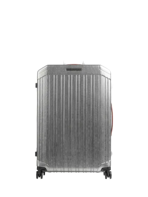 PIQUADRO textured wheeled luggage